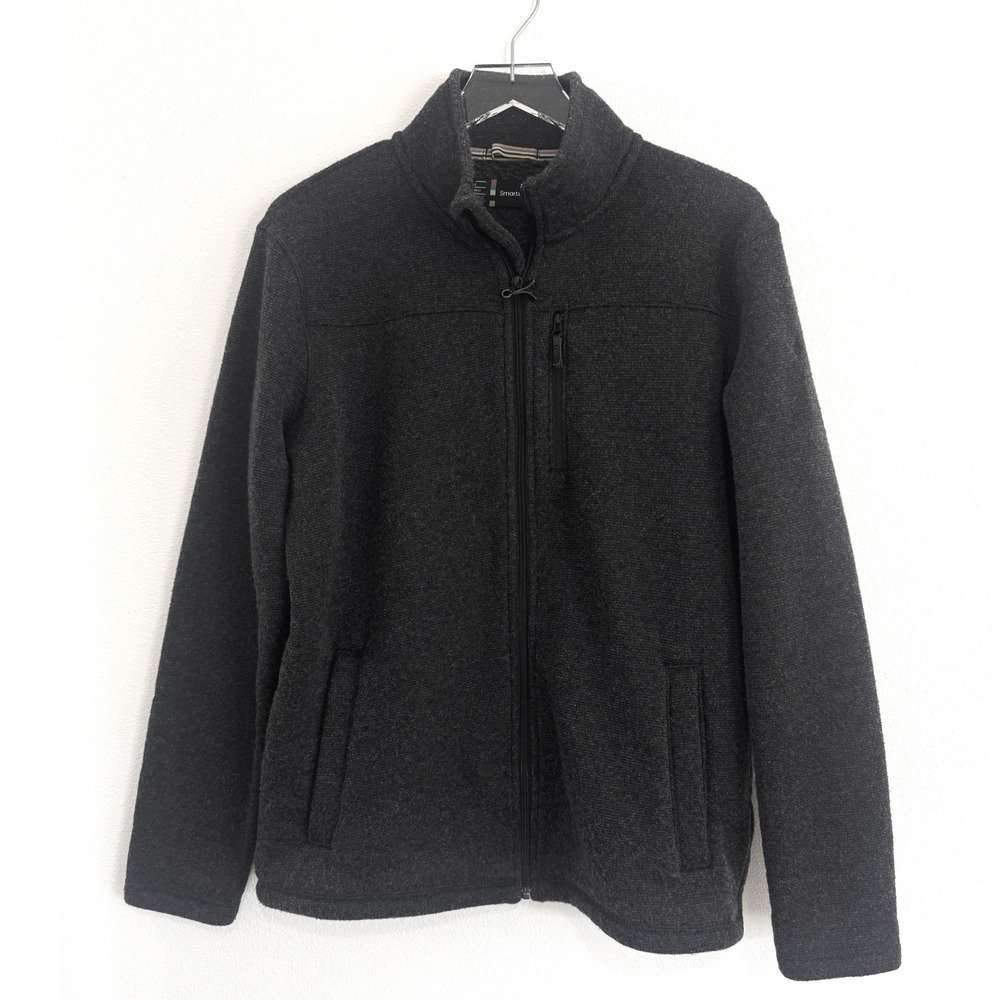 Smartwool Men's Hudson Trail Fleece Full Zip‎ Jacket - Recycled Wool Blend